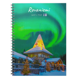 Rovaniemi, Finland - Magic Aurora Notebook