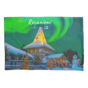 Rovaniemi, Finland - Magic Aurora Pillowcase