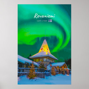 Rovaniemi, Finland - Magic Aurora  Poster