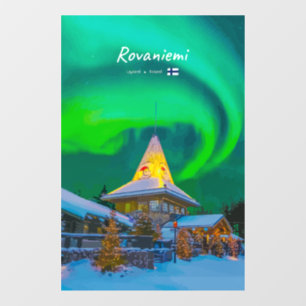 Rovaniemi, Finland - Magic Aurora  Window Cling