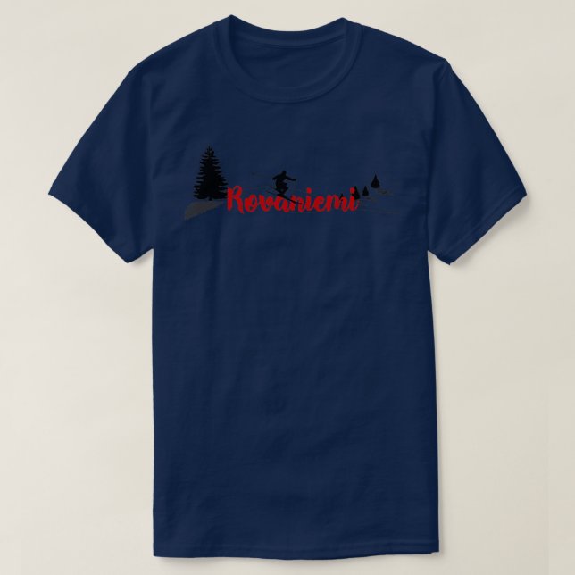 Rovaniemi Ski Long T-Shirt (Design Front)