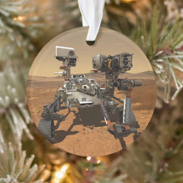 Rover De La Persévérance Qui Fonctionne Sur La Sur (Arbre)