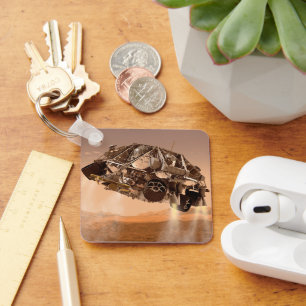 Rover & Descent Stage For Mars Science Laboratory Keychain