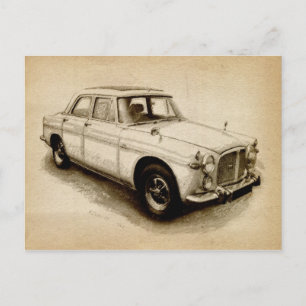 Rover P5 1968 Postcard