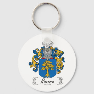 Rovere Family Crest Keychain