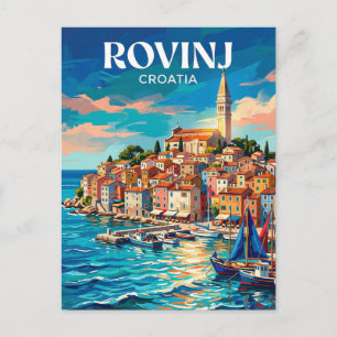 Rovinj Croatia Postcard