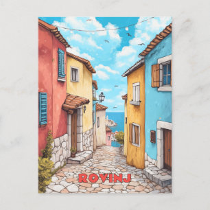 Rovinj Croatia Travel Postcard