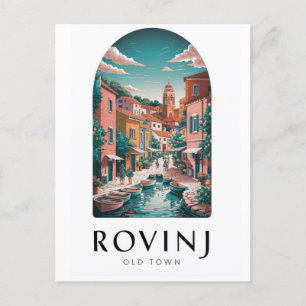 Rovinj Croatia VintageTravel Postcard
