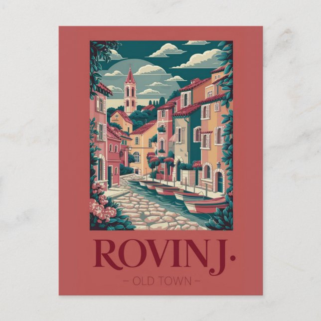 Rovinj Croatie VintageTravel Carte postale Landmar (Devant)