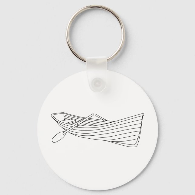 Row Boat Keychain (Front)