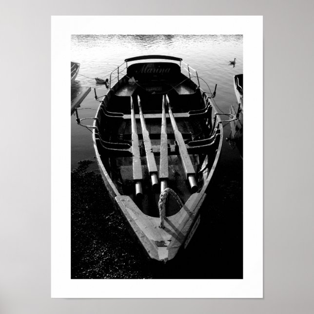 Row Boat 'Marina" - Poster Derwentwater (Devant)