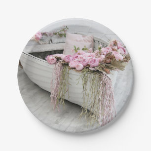 Row Boat Paper Plate