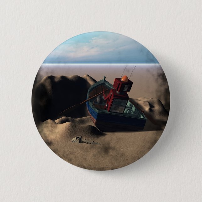 Row Boat Robot Button (Front)
