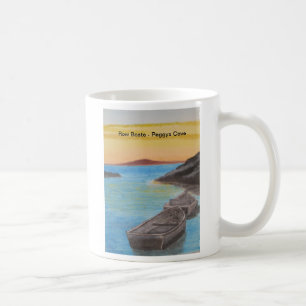 Row Boats - Peggy's Cove Sunet Coffee Mug