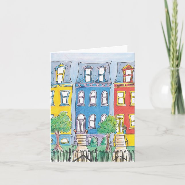 Row Houses Card (Front)
