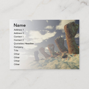 Row o' Fists Business Card