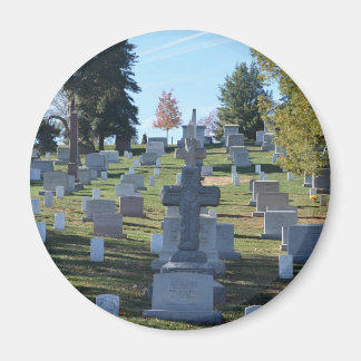Row of Cross Headstones, Arlington Magnet