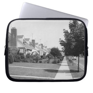 Row of Houses Laptop Sleeve