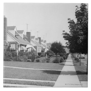 Row of Houses Tile