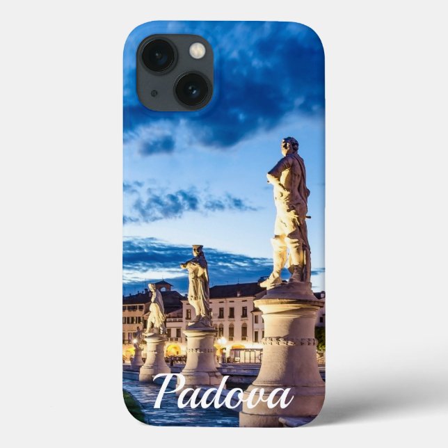 Row of illuminated statues in Padova Case-Mate iPhone Case (Back)