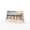 row of military Christmas stockings