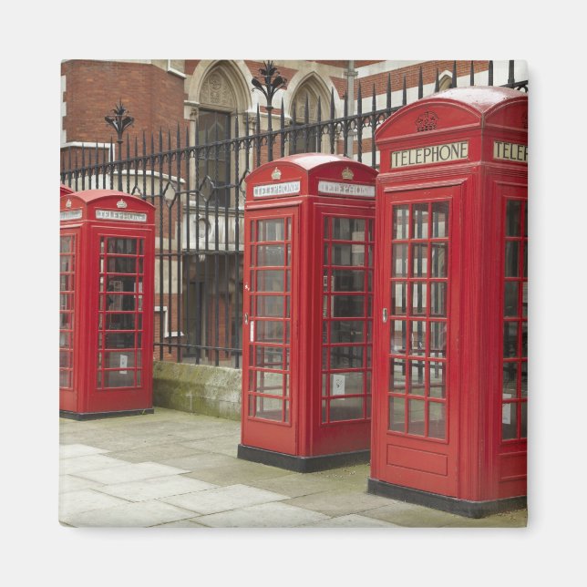 Row of phone boxes at the back of the Royal Magnet (Front)
