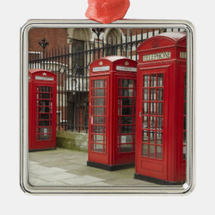 Row of phone boxes at the back of the Royal Metal Ornament