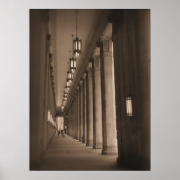 Row of Pillars - Civic Opera House - Chicago