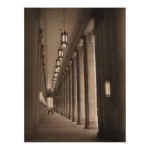 Row of Pillars - Civic Opera House - Chicago