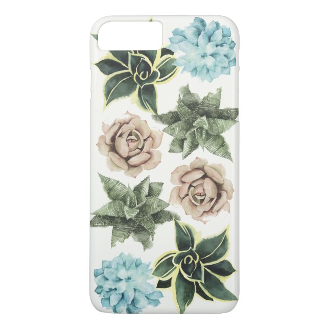 Row of Succulents Case-Mate iPhone Case (Back)