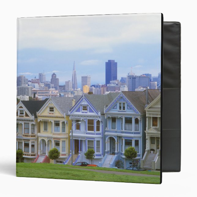 Row of Victorian Homes Binder (Front/Inside)