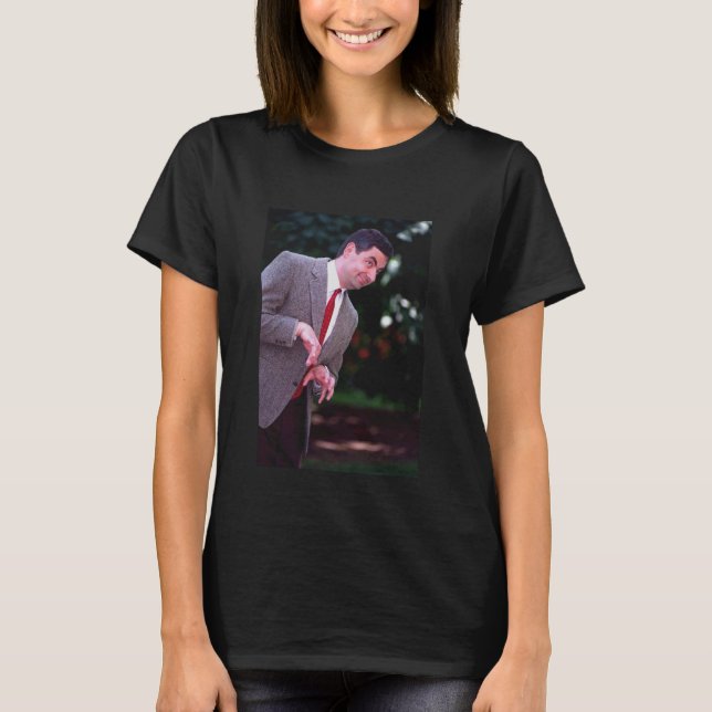 Rowan Atkinson Mr Bean Blackadder Actor & Comedian T-Shirt (Front)