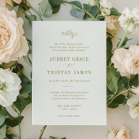 ROWAN | Botanical Wedding Invitation