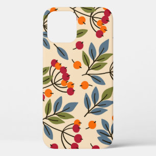 Rowan Branches: Textile Vintage Charm iPhone 12 Case