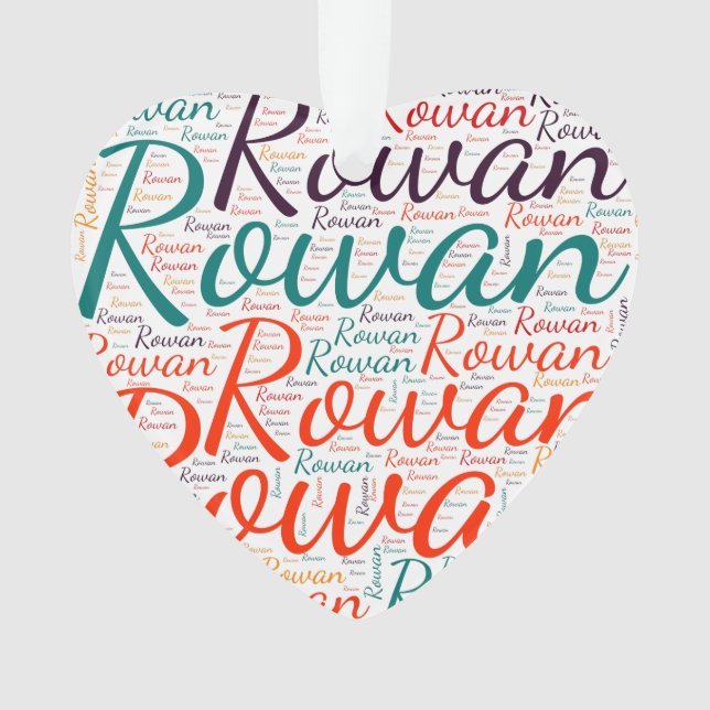 Rowan Ornament (Front)