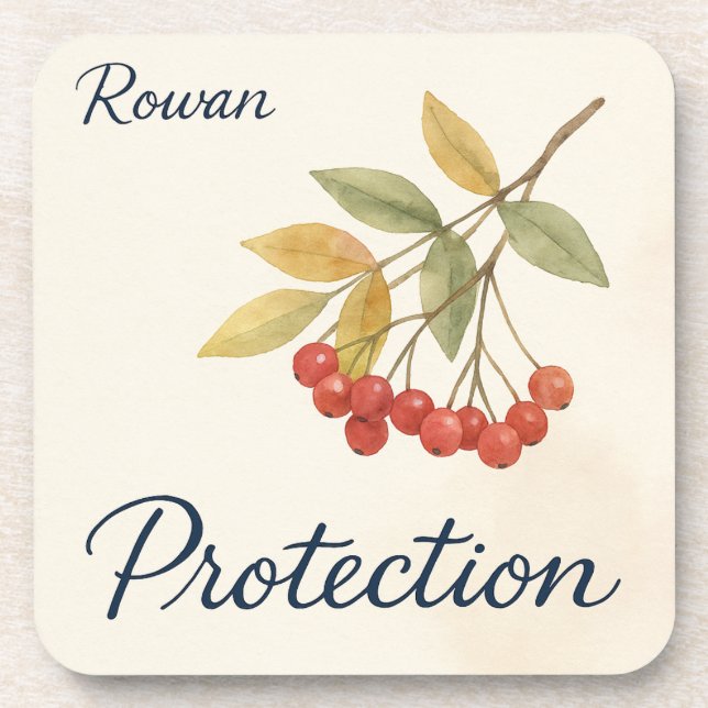Rowan Protection Coaster (Front)