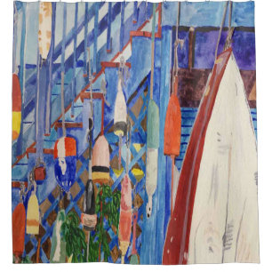 Rowboat And Buoys