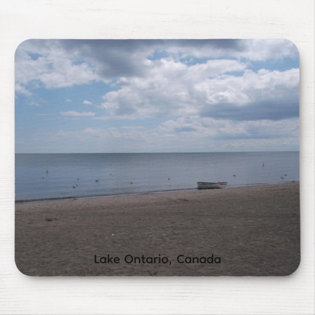 Rowboat at Lake Ontario  Mouse Pad (Front)