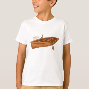 Rowboat cartoon illustration T-Shirt