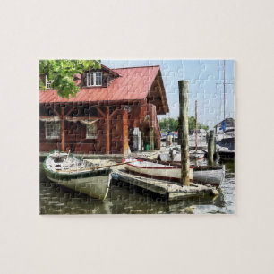 Rowboats by Founders Park Alexandria VA Jigsaw Puzzle