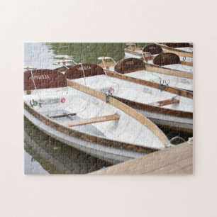 Rowboats on the River Stratford Upon Avon Boats Jigsaw Puzzle