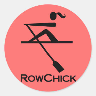 RowChick Logo Classic Round Sticker