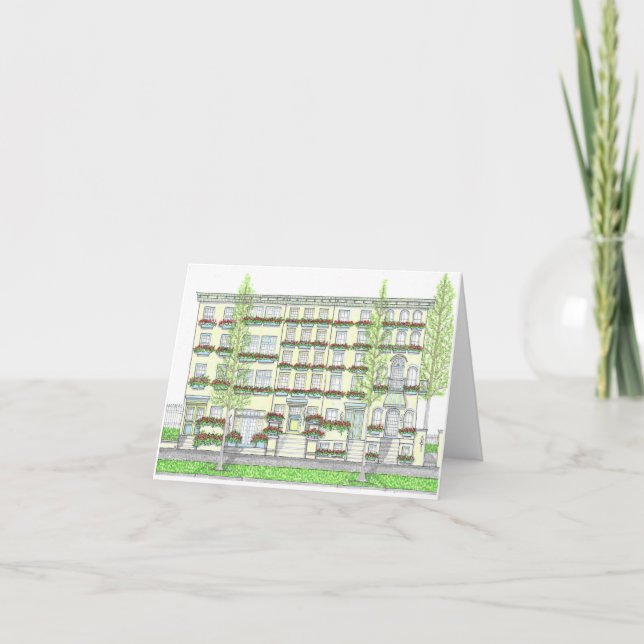 Rowhome Spring NoteCards (Front)