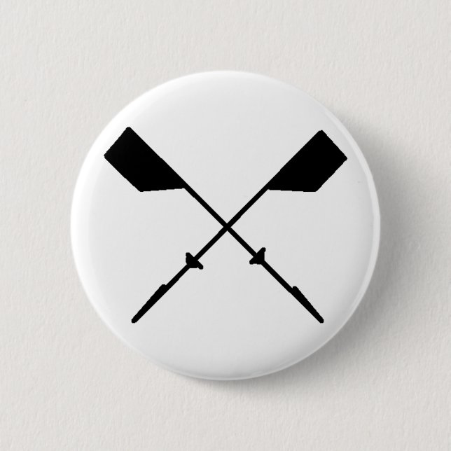 Rowing 2 Inch Round Button (Front)