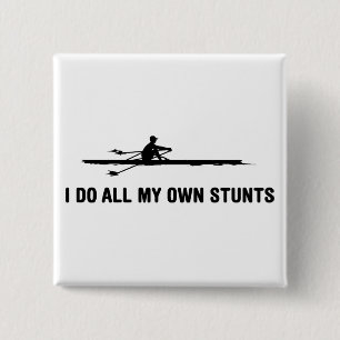 Rowing 2 Inch Square Button