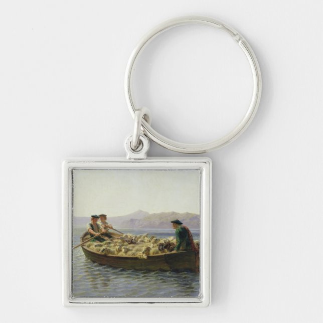 Rowing-Boat, 1863 Keychain (Front)