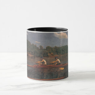 Rowing Boat Race on the River Mug