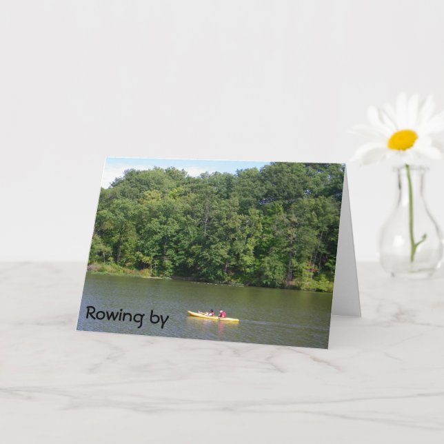 ROWING BY-BIRTHDAY WISHES CARD (Small Plant)