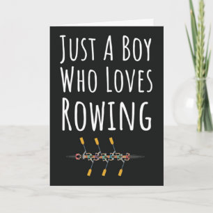 Rowing Cards For Boys Children For Kids