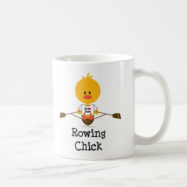 Rowing Chick Mug (Right)